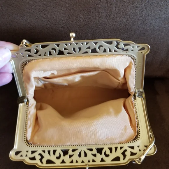 Vintage Whiting & Davis Gold Purse - Picture 2 of 5